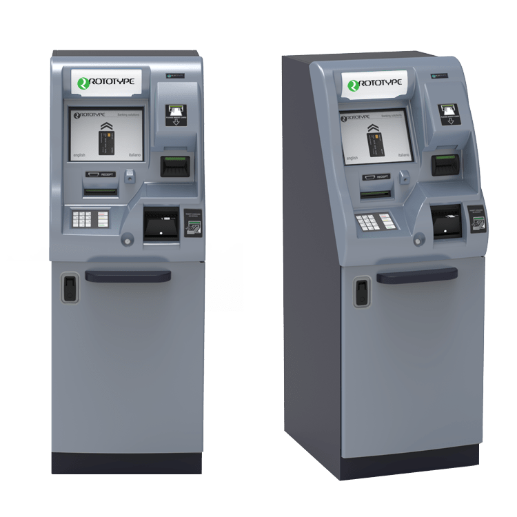 Self service machine for cheque deposit