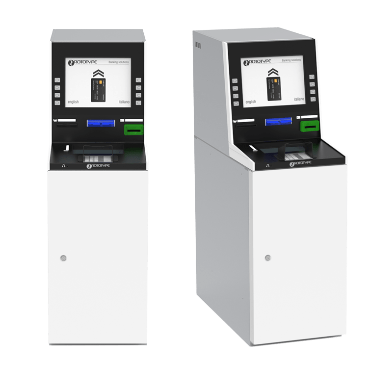 Self service machine for deposit single cheque and withdraw and deposit cash